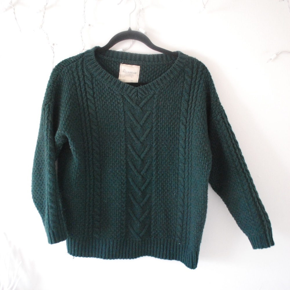 { pull & bear } comfy grandpa sweater